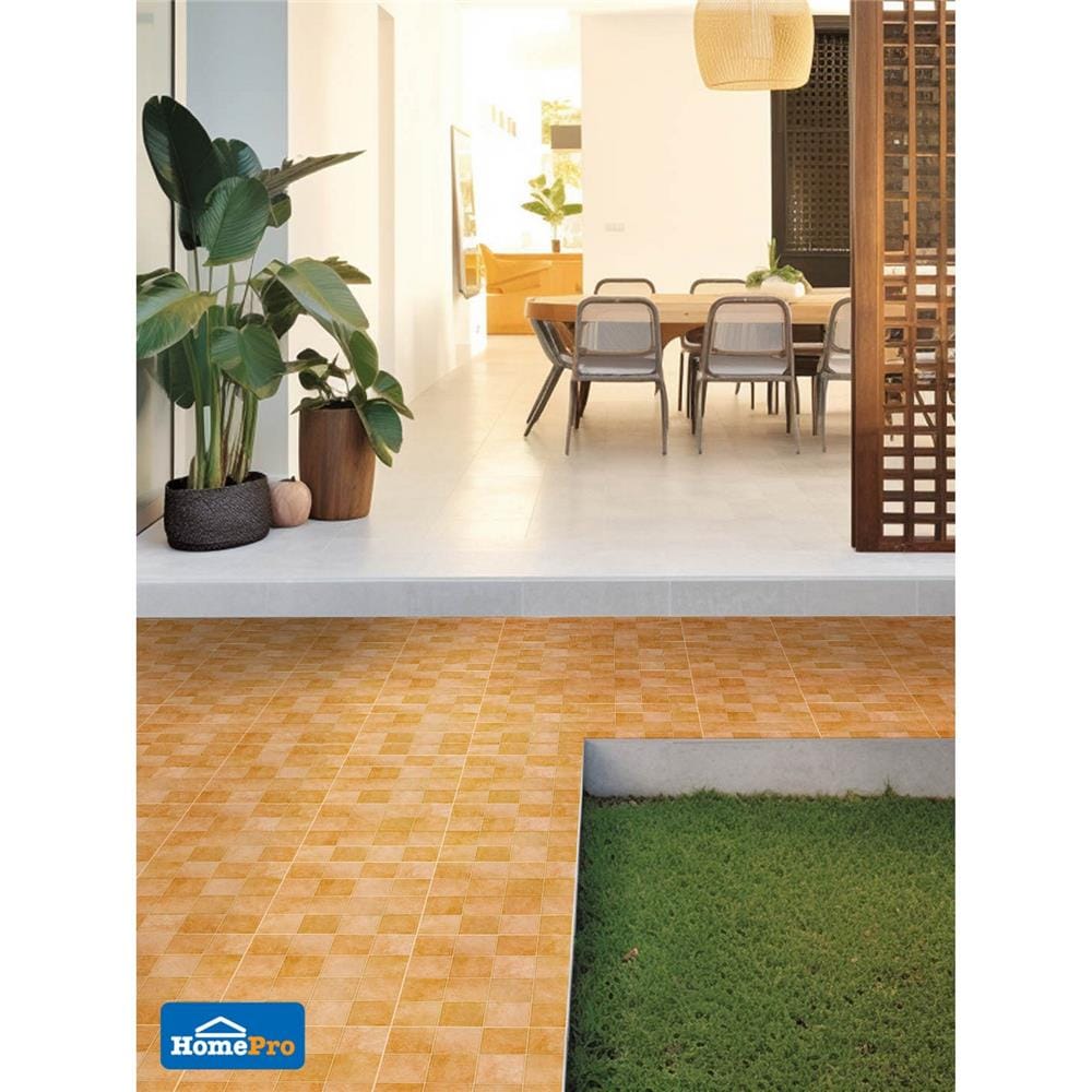 กระเบื้องพื้น 12x12 นิ้ว ภูผา ทองวิเศษ น้ำตาล 1 ตร.ม.