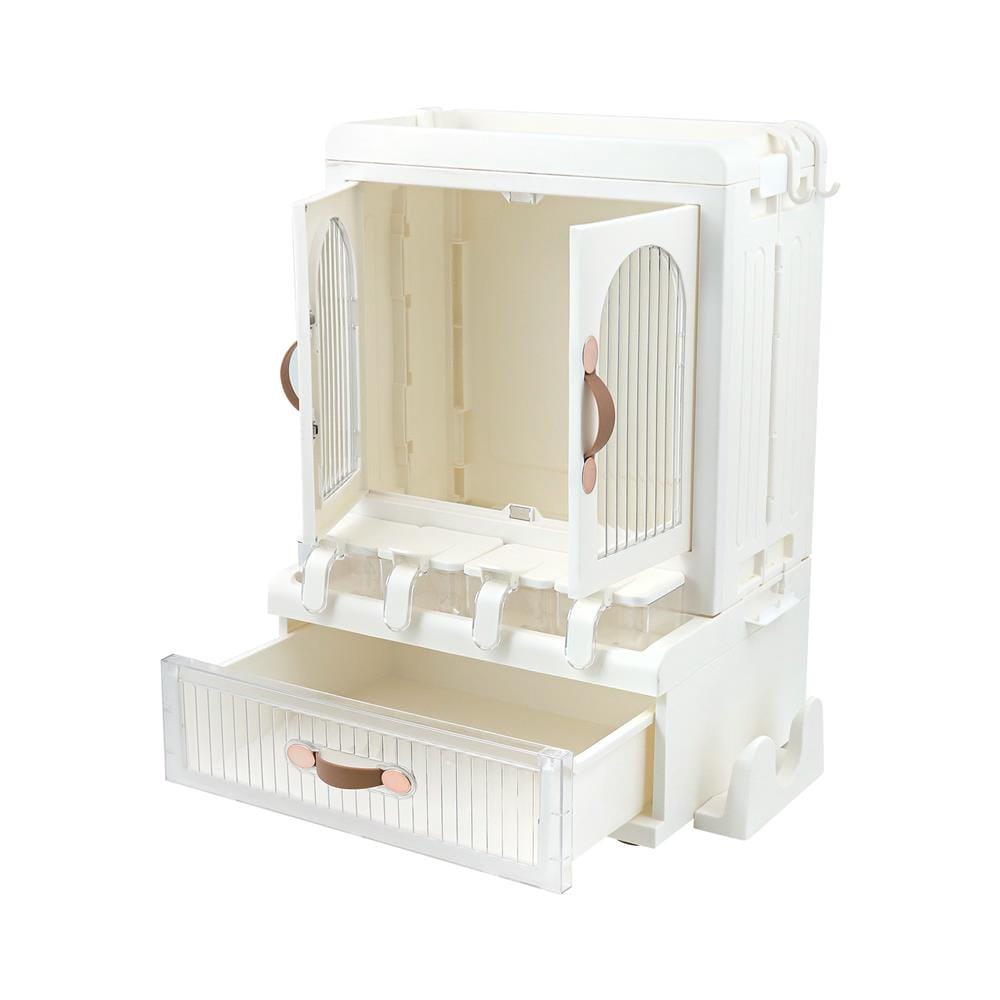 ตู้เก็บเครื่องปรุงอเนกประสงค์ 2 ชั้น KECH IVORY