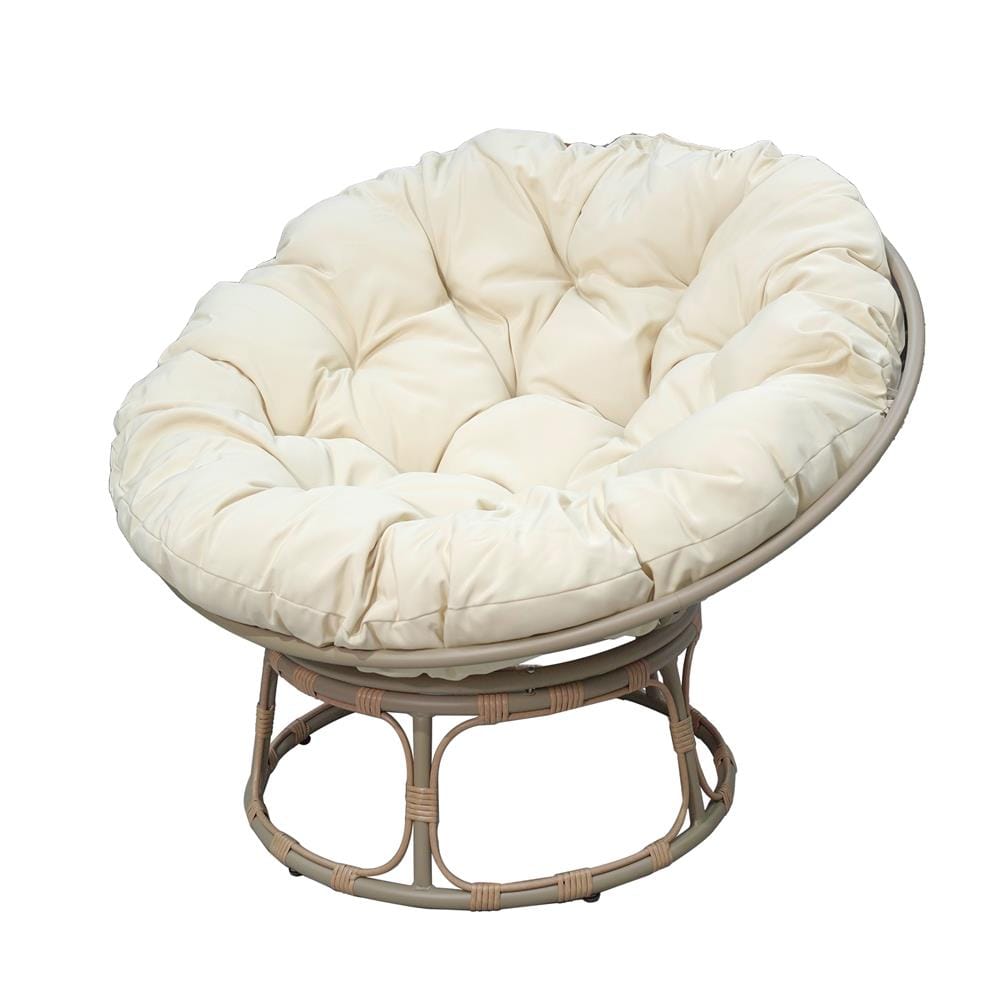 เก้าอี้พักผ่อน FURDINI MOONCHAIR RATTAN สีเบจ