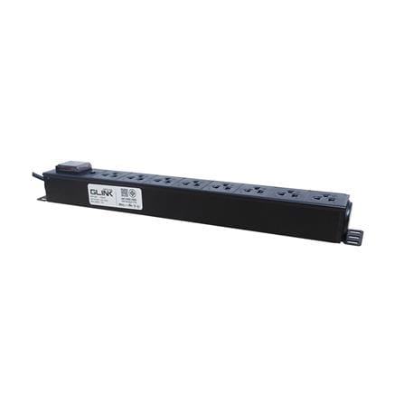 รางปลั๊กไฟตู้ RACK 8 ช่อง 1 สวิตซ์ GLINK GPDU-09K 2 ม._3