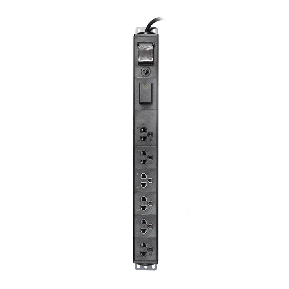 รางปลั๊กไฟตู้ RACK 6 ช่อง 1 สวิตซ์ GLINK GPDU-08K 5 ม.