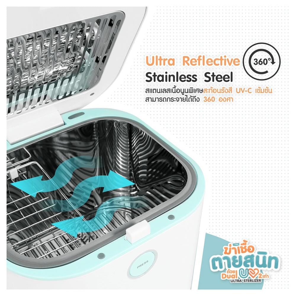 เครื่องอบฆ่าเชื้อ OONEW DUAL UV-C_2