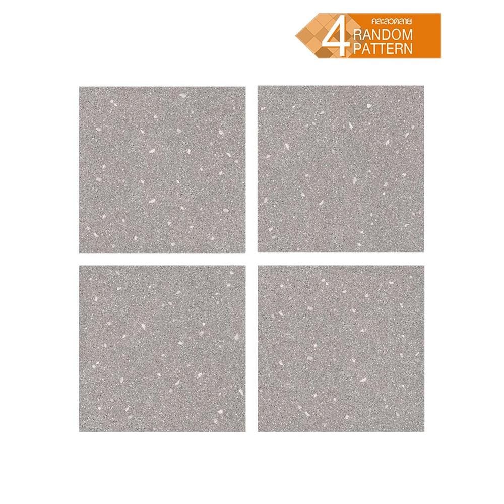 กระเบื้องพื้น 12x12 นิ้ว DURAGRES บอสตัน เกรย์ 1 ตร.ม.