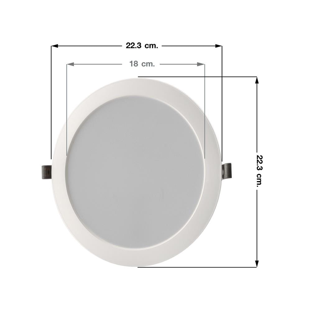ดาวน์ไลท์ LED EVE 598416 7 นิ้ว 18 วัตต์ DAYLIGHT สีขาว