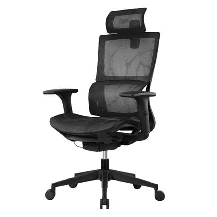 เก้าอี้สุขภาพ WORK STATION MODEL-T NYLON สีดำ