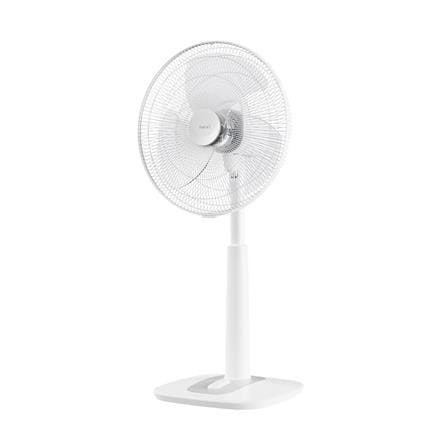 พวงหรีดพัดลมสไลด์ 18 นิ้ว HATARI S18M1 สีขาว_1