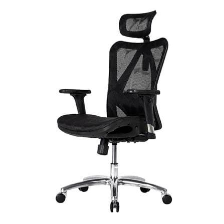 เก้าอี้สุขภาพ WORK STATION MODEL-M NYLON สีดำ_0