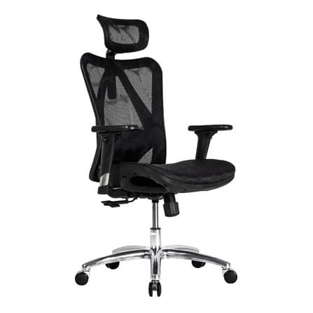 เก้าอี้สุขภาพ WORK STATION MODEL-M NYLON สีดำ_1