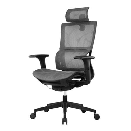 เก้าอี้สุขภาพ WORK STATION MODEL-T NYLON สีเทา