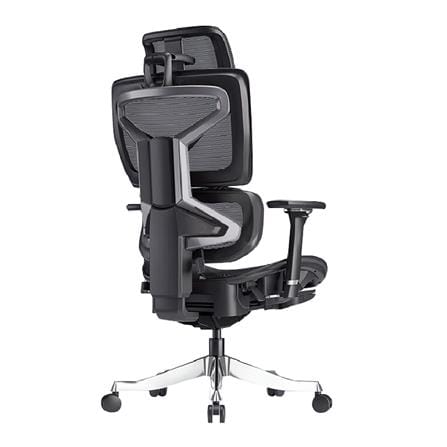 เก้าอี้สุขภาพ WORK STATION MODEL-S สีดำ/เงิน_1