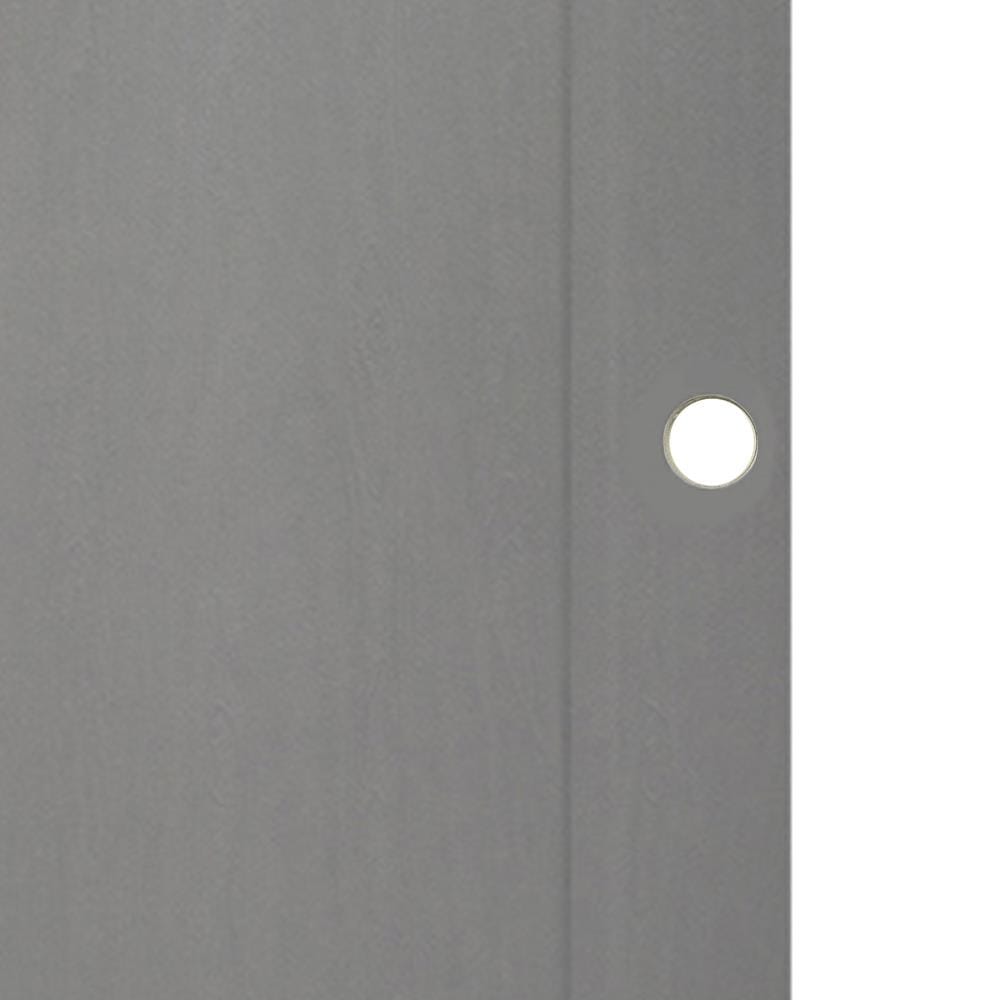 ประตูห้องน้ำ UPVC AZLE MDI-7 1 ฟัก 70X200 ซม. สีเทา เจาะลูกบิด