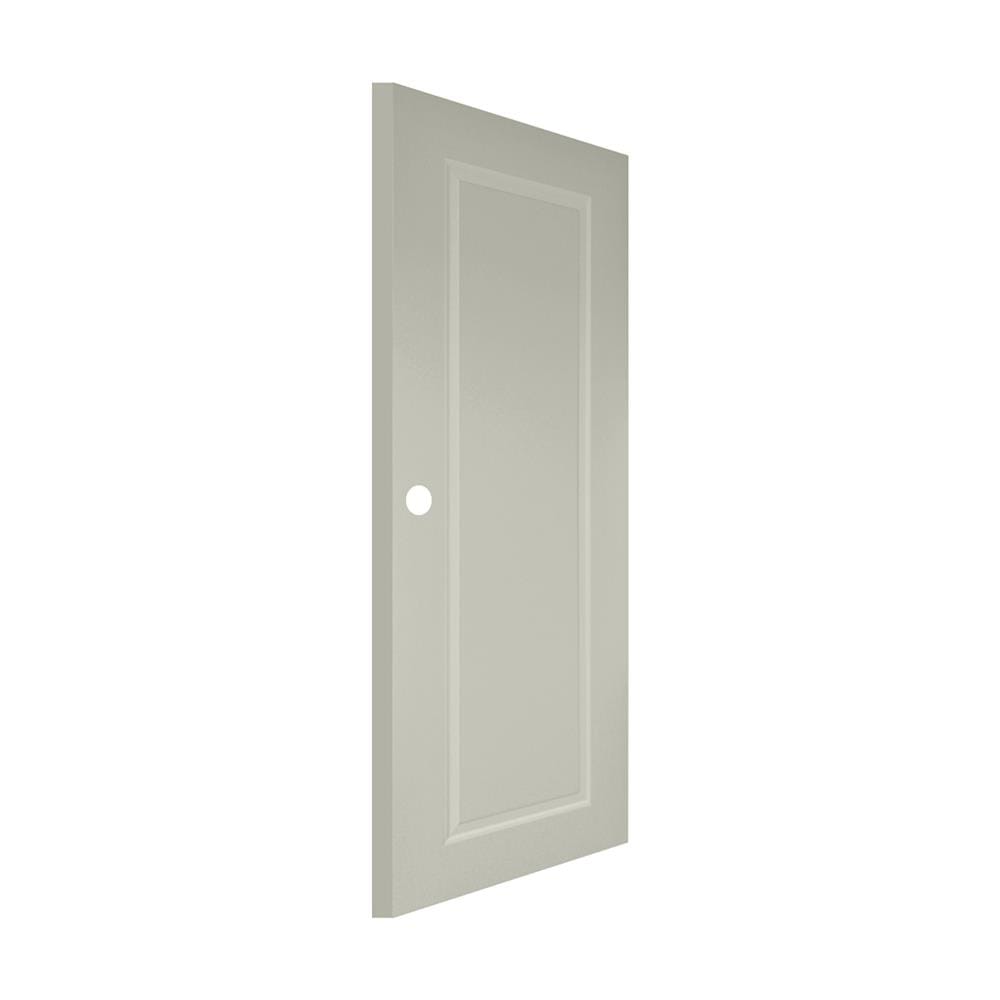 ประตูภายนอก UPVC เจาะลูกบิด AZLE MD-7 1 ฟัก 80x200 ซม. สีเบจ