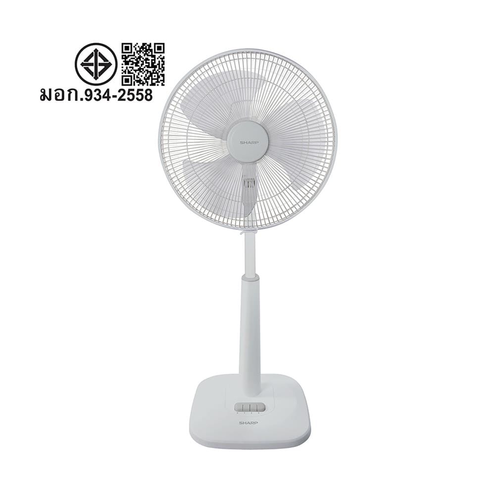 พัดลมสไลด์ 16 นิ้ว SHARP PJ-SL165GY สีเทาอ่อน