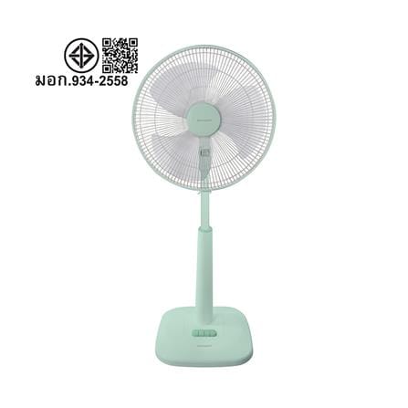 พัดลมสไลด์ 16 นิ้ว SHARP PJ-SL165MC สีเขียวอ่อน_4