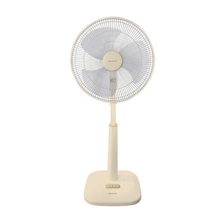 พัดลมสไลด์ 16 นิ้ว SHARP PJ-SL165VA สีครีม