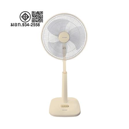 พัดลมสไลด์ 16 นิ้ว SHARP PJ-SL165VA สีครีม_4