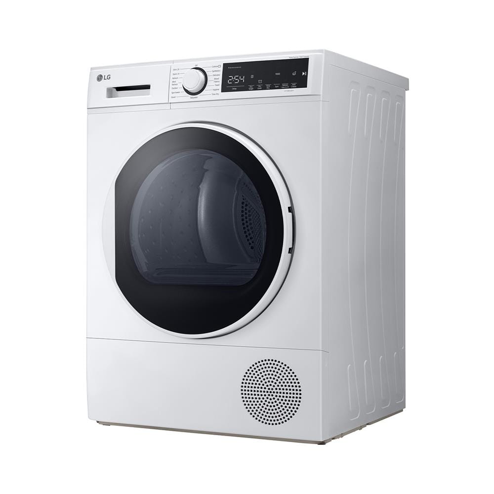 เครื่องอบผ้าฝาหน้า LG RD08NHP5W 8 กก. HEAT PUMP สีขาว