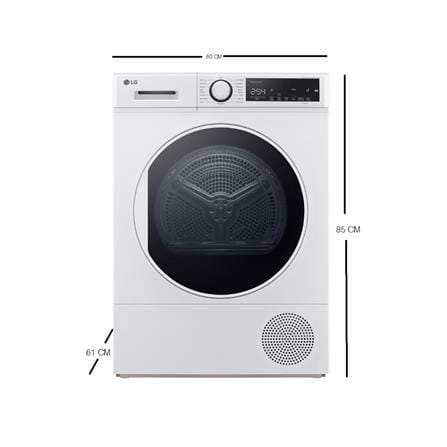 เครื่องอบผ้าฝาหน้า LG RD08NHP5W 8 กก. HEAT PUMP สีขาว_6