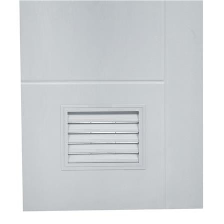 ประตูห้องน้ำ UPVC AZLE PSW24 เกล็ดล่าง 70X200 ซม. สีเทา เจาะลูกบิด_4