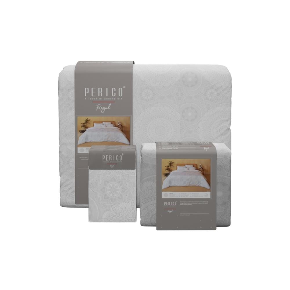 ชุดผ้าปูที่นอน 5 ฟุต 6 ชิ้น PERICO REGAL PRINT RE249