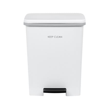 ถังขยะเหยียบเหลี่ยม ACCO SOFT CLOSE 20 ลิตร สีขาว_2
