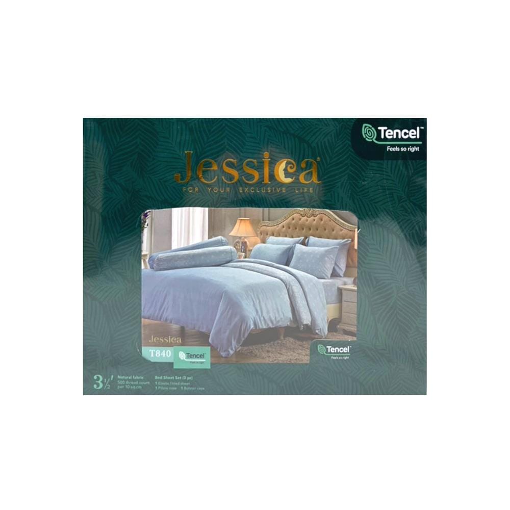 ชุดผ้าปูที่นอน 3.5 ฟุต 3 ชิ้น JESSICA TENCEL 20166-T840