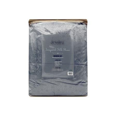 ชุดผ้าปูที่นอน 6 ฟุต 6 ชิ้น JESSICA SILKSHINE 22033QS755_3