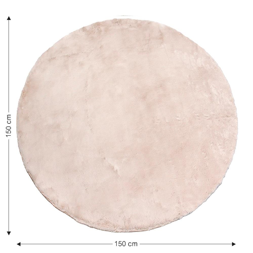 พรม HOME LIVING STYLE EMILY 150X150 ซม. สีชมพู