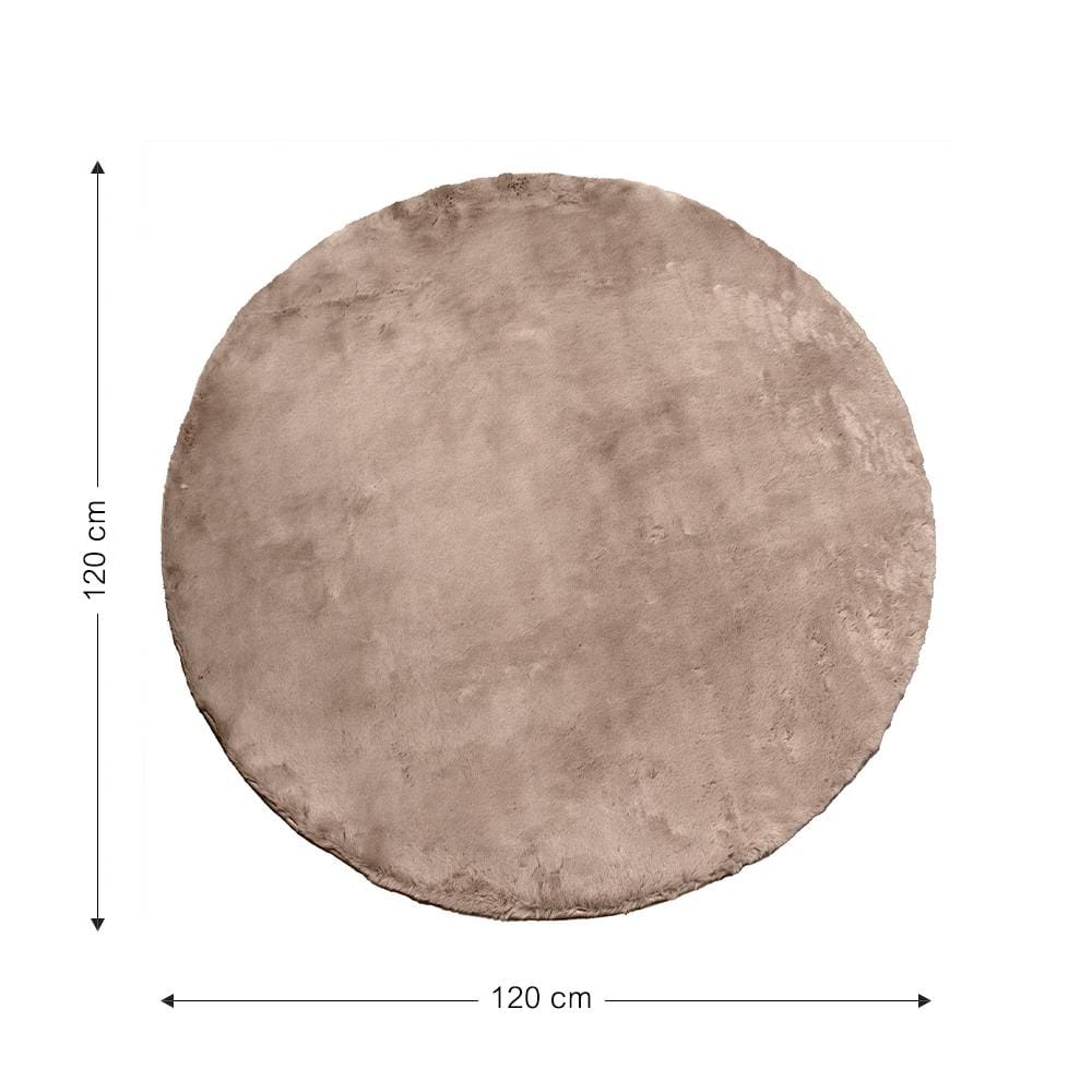 พรม HOME LIVING STYLE EMILY 120X120 ซม. สีน้ำตาล