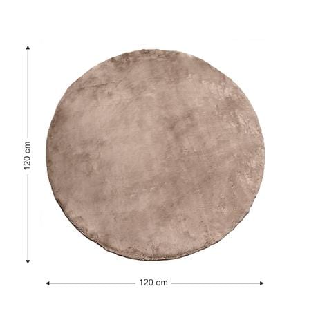 พรม HOME LIVING STYLE EMILY 120X120 ซม. สีน้ำตาล_13