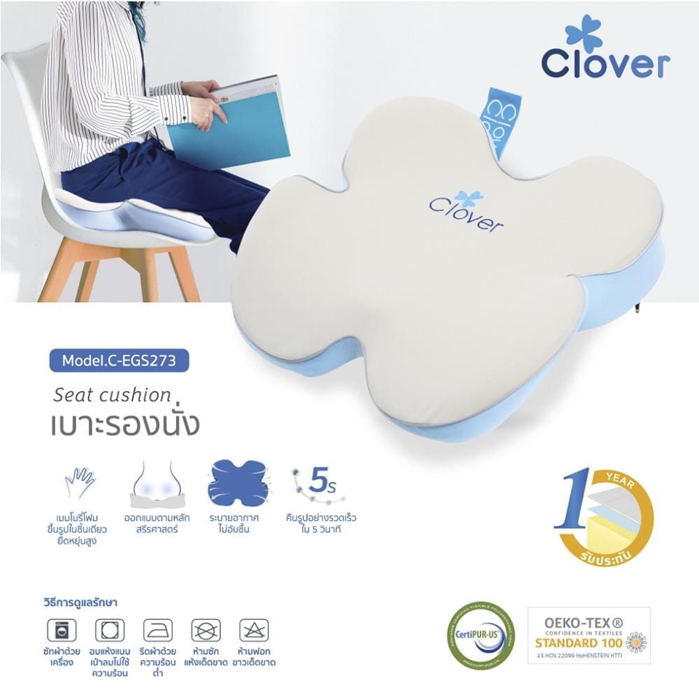 เบาะรองนั่ง CLOVER C-EGS273  _1