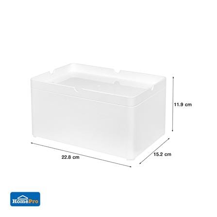 กล่องแบ่งช่องมีฝา STACKO 15.2x22.80x11.9 ซม. สีขาว_7