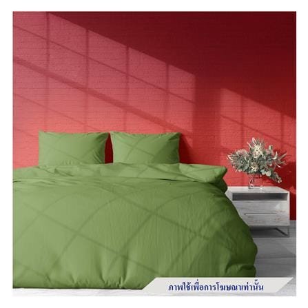 ผ้าปูที่นอน 6 ฟุต BED CLIP MICROTEX สี GREEN_0