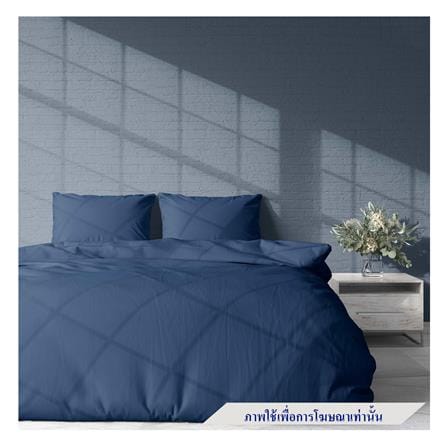 ผ้าปูที่นอน 6 ฟุต BED CLIP MICROTEX สี GREY BLUE_0
