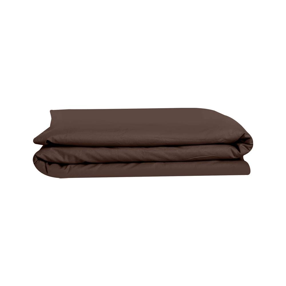 ผ้าปูที่นอน 5 ฟุต BED CLIP MICROTEX สี BROWN