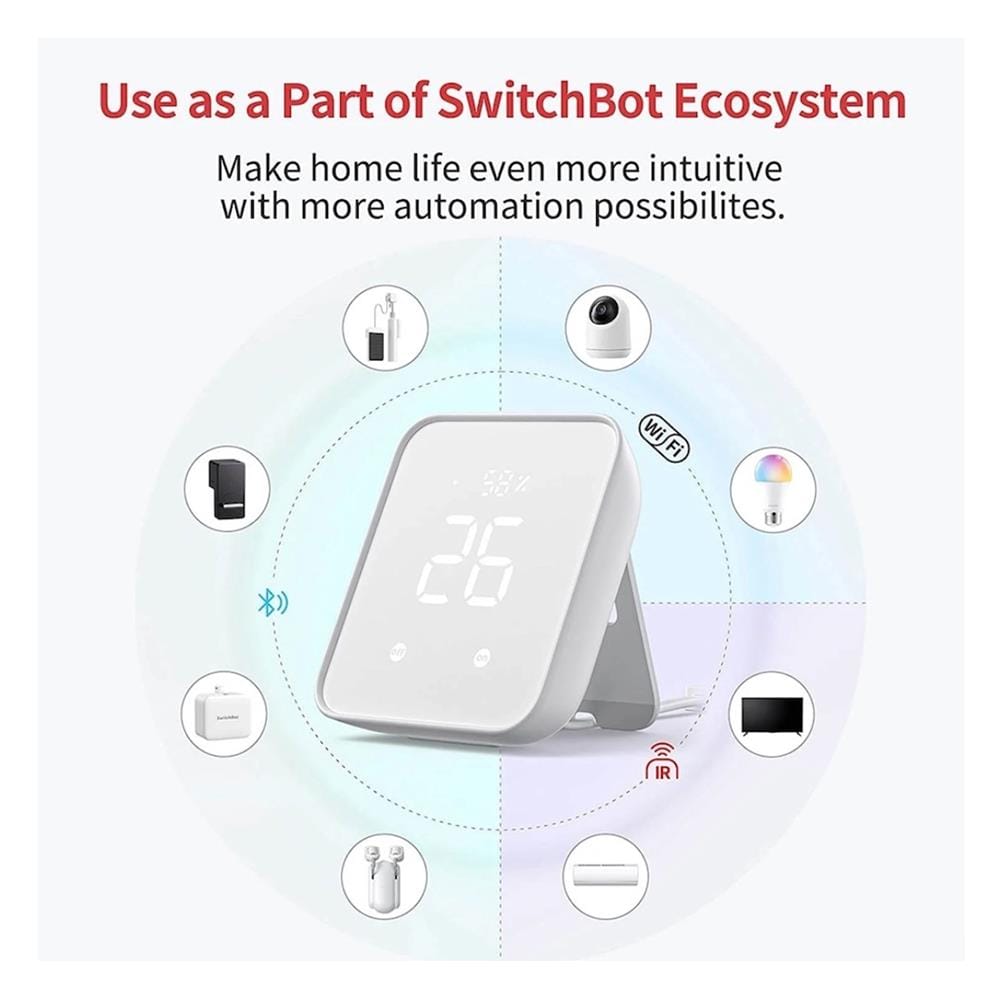 อุปกรณ์ควบคุม SWITCHBOT Hub2 สีขาว_4