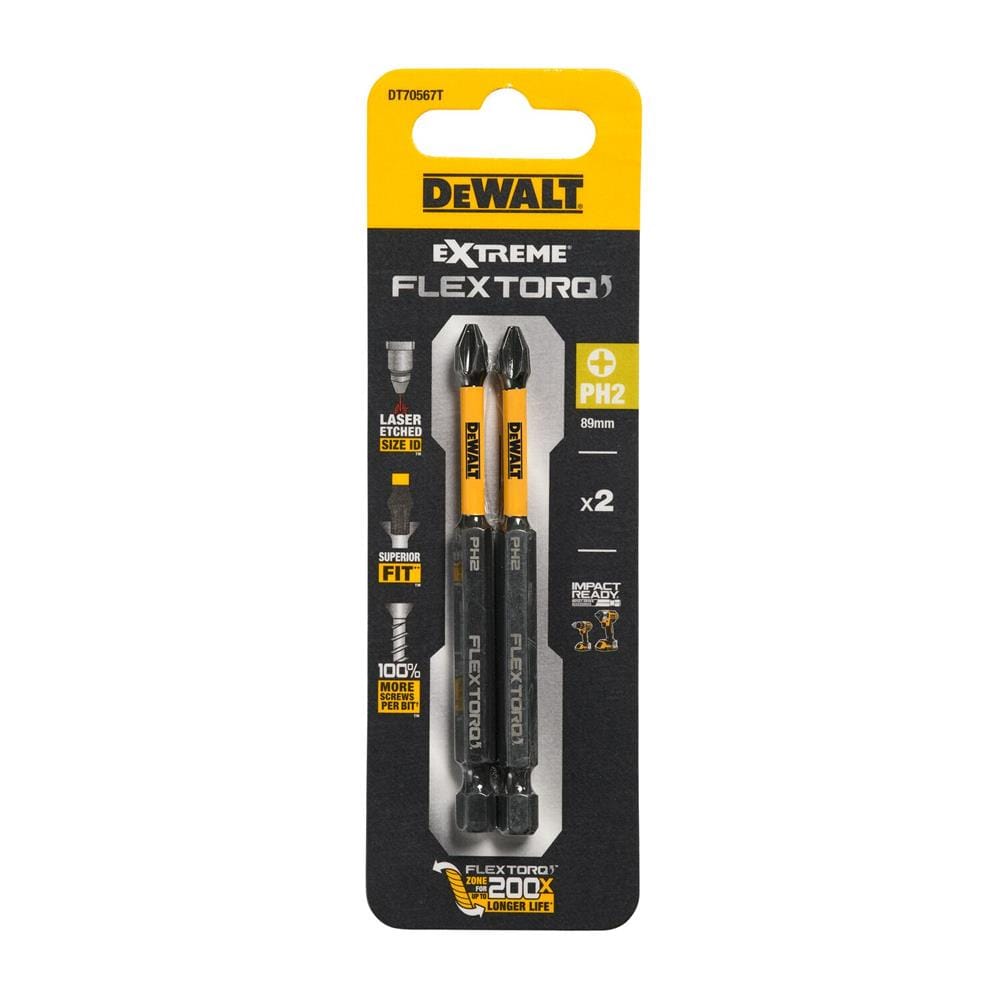 ดอกไขควง DEWALT DT70567T-QZ 89 มม. แพ็ก 2 ชิ้น