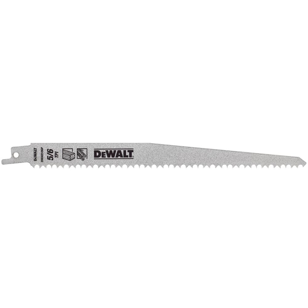 ใบเลื่อยชักตัดไม้ DEWALT DWAR596P5 9 นิ้ว แพ็ก 5 ชิ้น