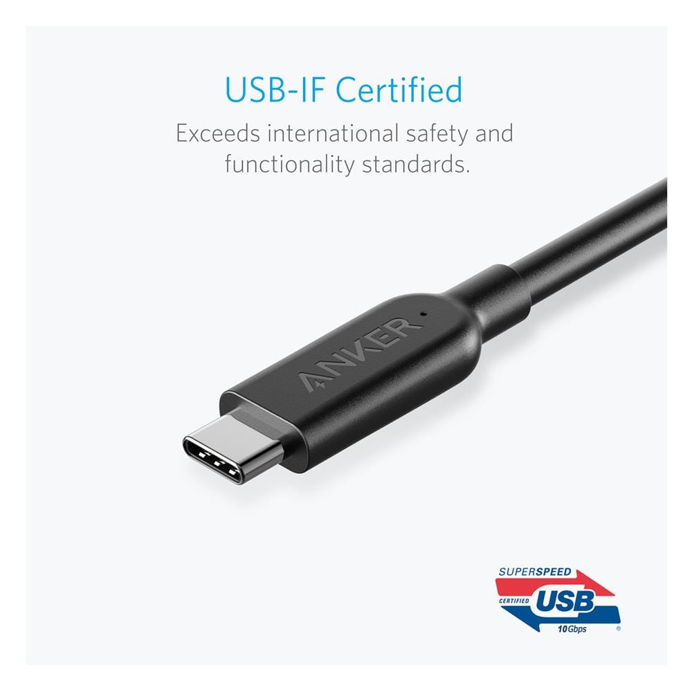 สายชาร์จ 100W USB-C to C 3.1 Gen2 (Anker PowerLine II) ยาว 90cm - AK153_1
