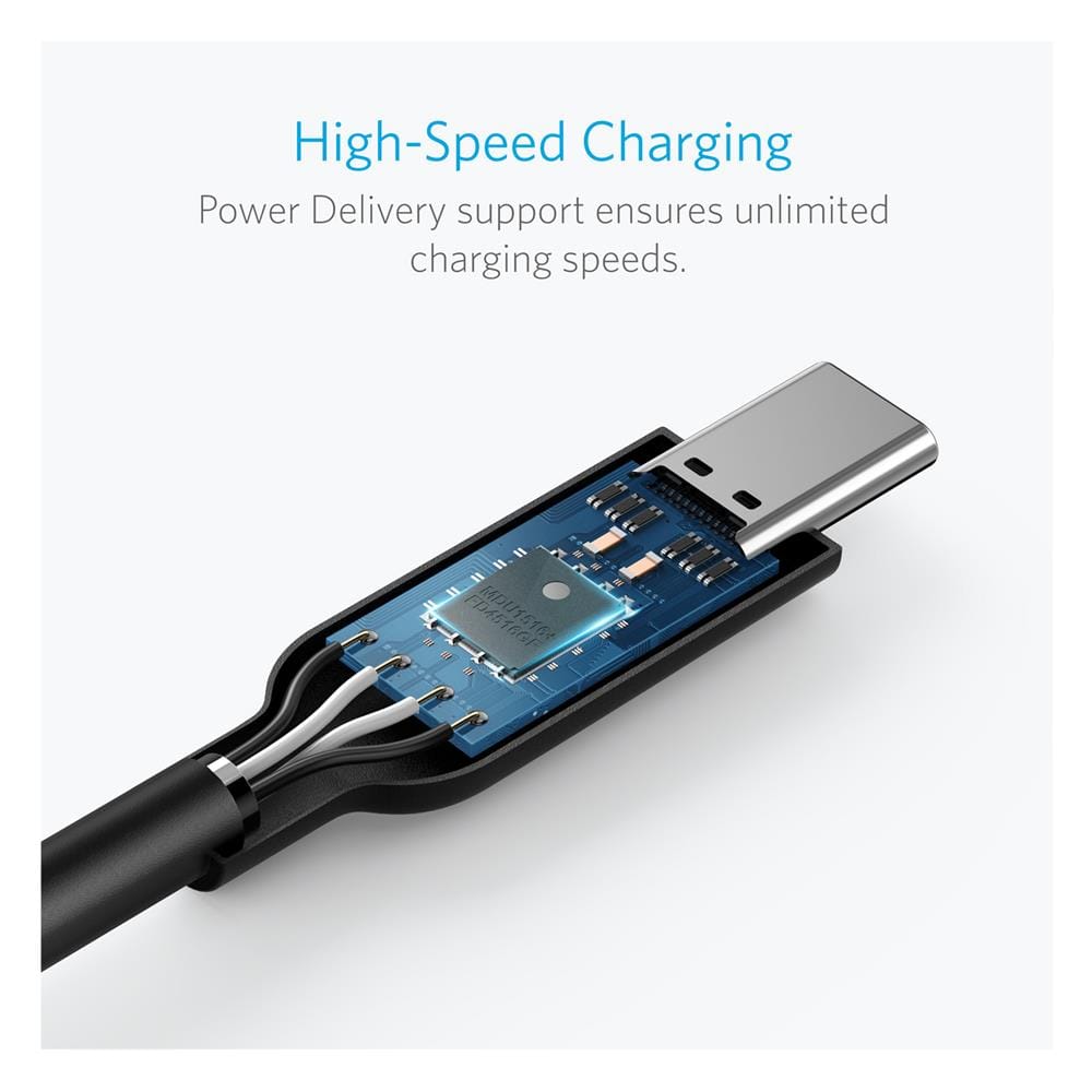สายชาร์จ 100W USB-C to C 3.1 Gen2 (Anker PowerLine II) ยาว 90cm - AK153_2