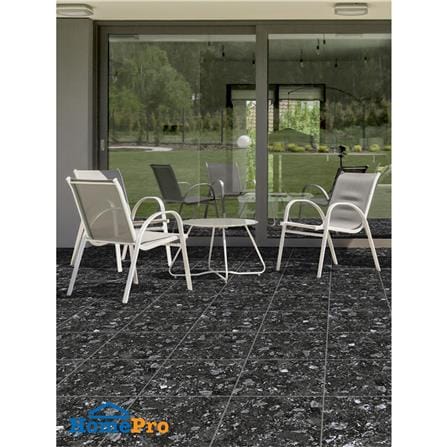 กระเบื้องพื้นพอร์ซเลน  16x16 นิ้ว COTTO ฟอสซิโอ ดำ HYG PM 0.96 ตร.ม._4