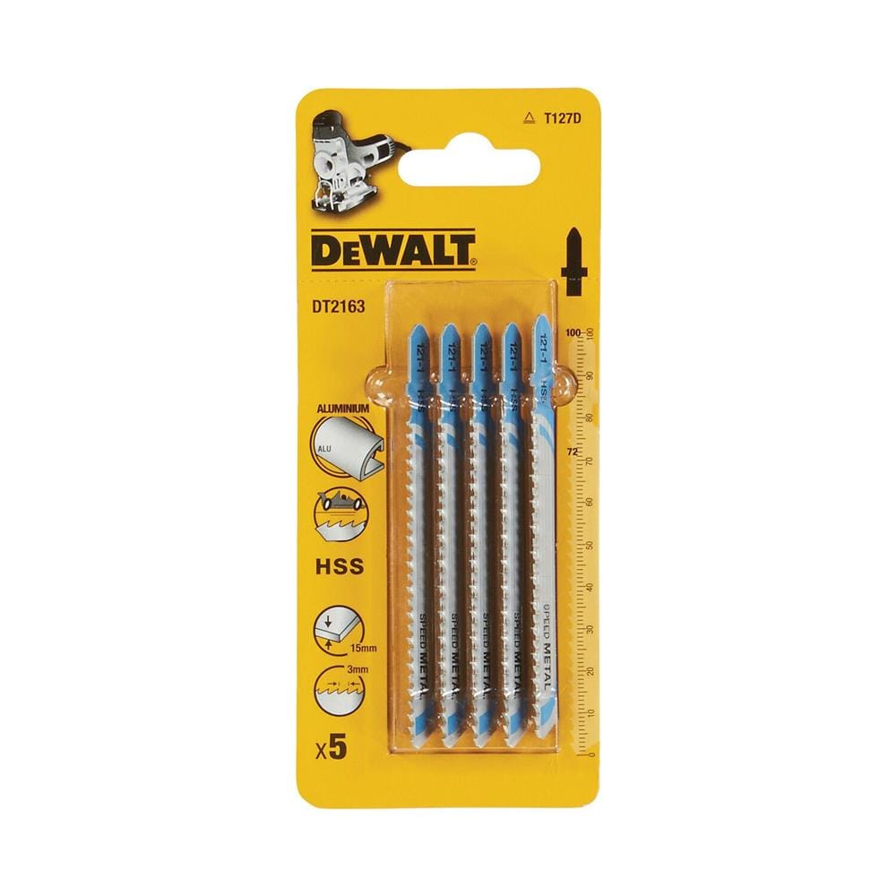ใบเลื่อยจิ๊กซอตัดอะลูมิเนียม DEWALT DT2163-QZ แพ็ก 5 ชิ้น