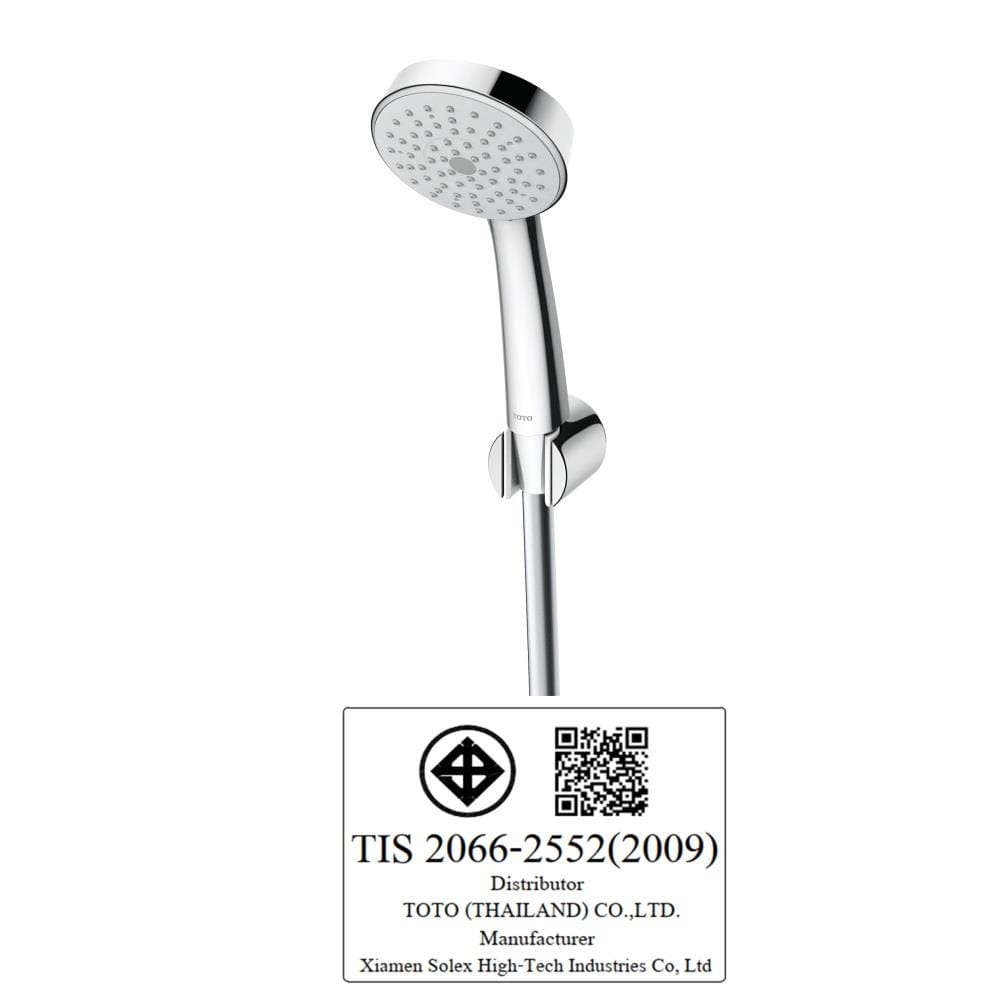 ชุดฝักบัวสายอ่อน TOTO TBW01017T สีโครม
