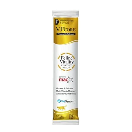 ขนมแมวเลียเสริมวิตามิน VF+CORE VITALITY TUNA WITH SALMON 12 ก._0