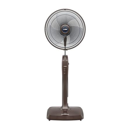 พัดลมตั้งพื้น 16 นิ้ว MITSUBISHI LV16-GB CY-BW สีน้ำตาลคลาสซี่_0