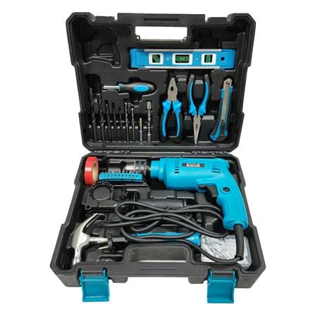 ชุดสว่านกระแทก พร้อมอุปกรณ์ MATALL PRO T-80BS 13 มม. 500 วัตต์_2