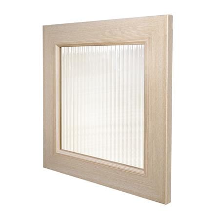บานเดี่ยว FURDINI KEEPER PATTERNED GLASS 39.7X39.6 ซม. สี PINE OAK_2