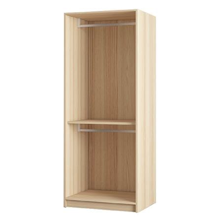 โครงตู้เสื้อผ้า 2 ราวแขวน FURDINI KEEPER 80 ซม. สี PINE OAK_0