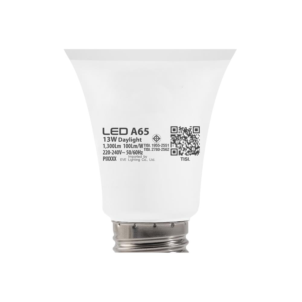 หลอด LED EVE SUPER GEN2 13 วัตต์ DAYLIGHT E27 แพ็ก 4 ชิ้น