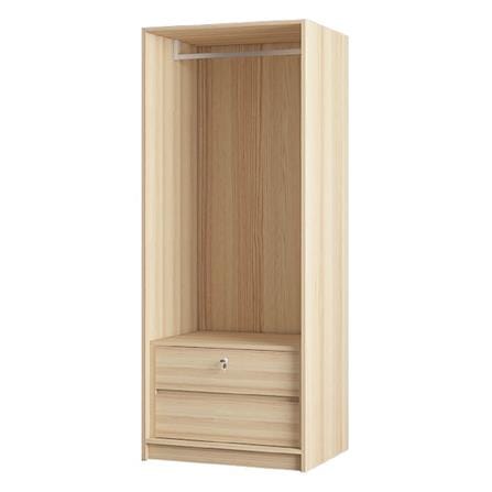 โครงตู้เสื้อผ้า 1 ราวแขวน 2 ลิ้นชัก FURDINI KEEPER 80 ซม. สี PINE OAK_0